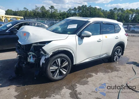 2023 Nissan Rogue Platinum Intelligent Awd from USA, damaged, VIN JN8BT3DD9PW303238